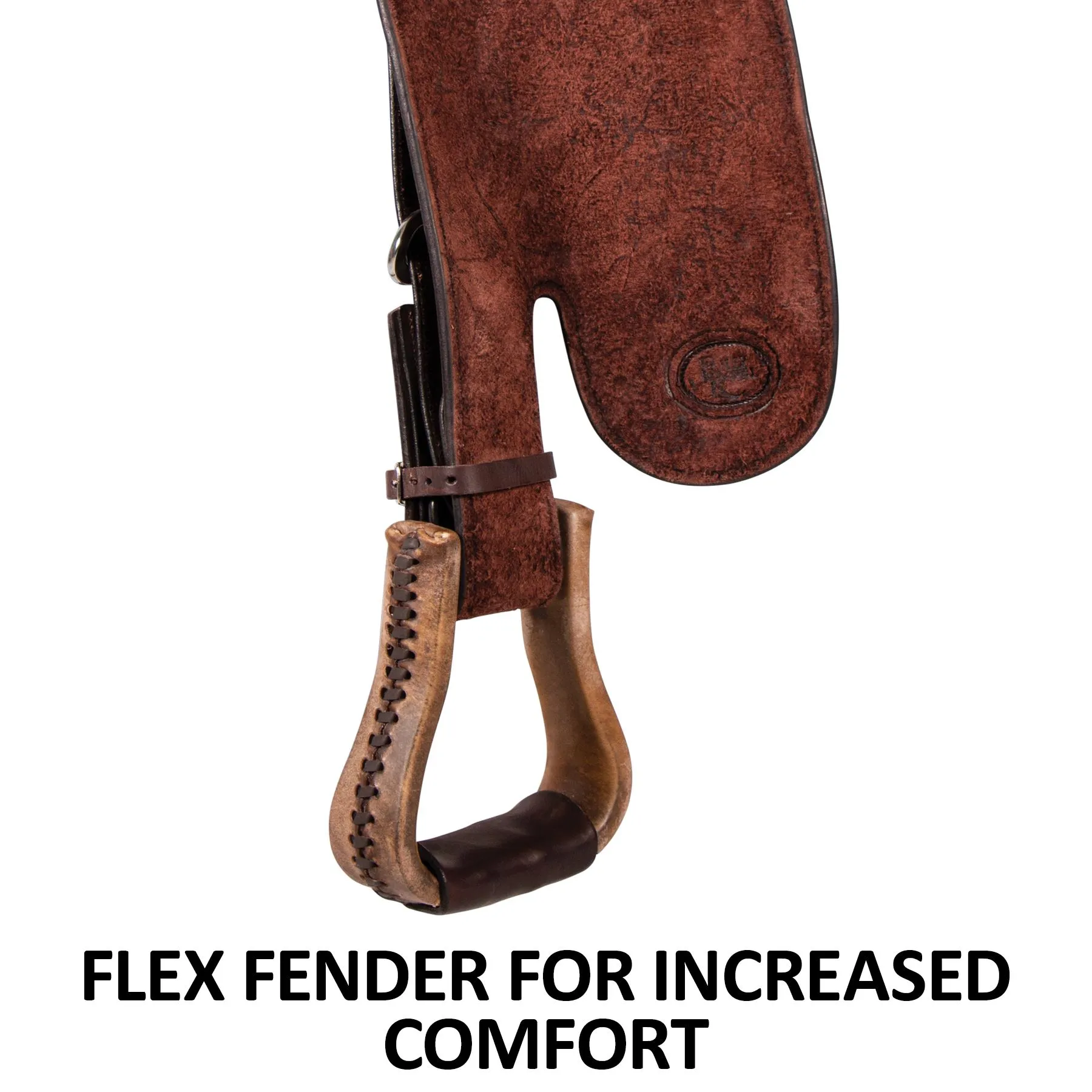 Billy Royal® Chocolate Roughout Classic Work Saddle 7 Billy Royal® Chocolate Roughout Classic Work Saddle - Image 7