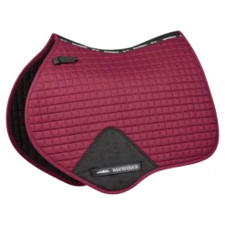 Weatherbeeta® Prime Jump Shaped Saddle Pad -Weaver Leather Shop 42032 maroon