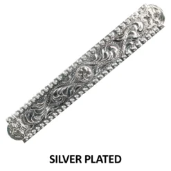 Double S Beaded Silver Plated Show Halter With Lead -Weaver Leather Shop 42687 feature c overlay