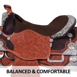 Billy Royal® Mesa Western Show Saddle 9 Billy Royal® Mesa Western Show Saddle -Weaver Leather Shop 42737 feature b overlay