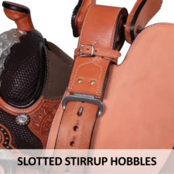 Billy Royal® Mesa Western Show Saddle 13 Billy Royal® Mesa Western Show Saddle -Weaver Leather Shop 42737 feature f overlay