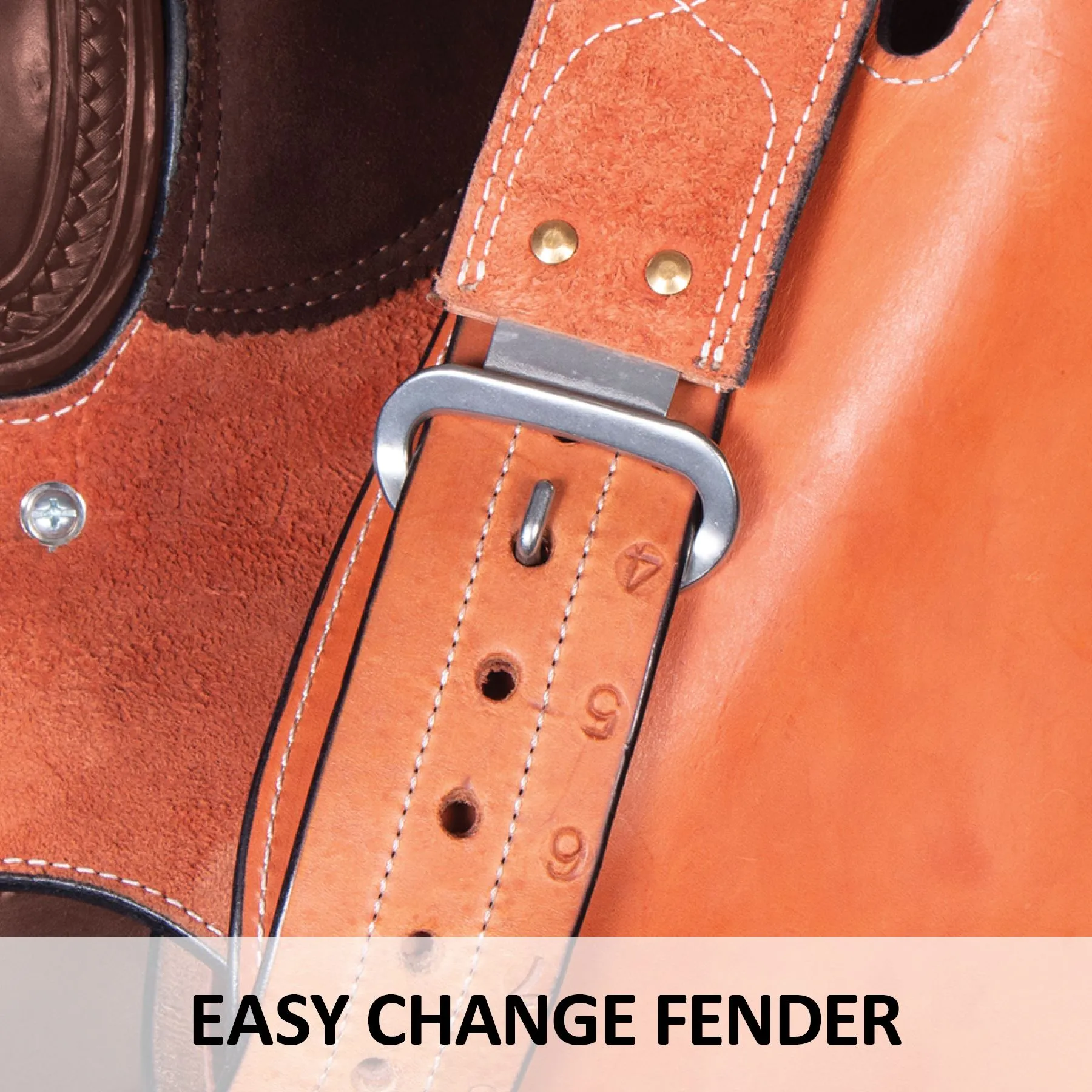 Billy Royal® Two-Tone Roughout Western Saddle 6 Billy Royal® Two-Tone Roughout Western Saddle - Image 6