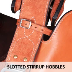 Billy Royal® Two-Tone Roughout Western Saddle 15 Billy Royal® Two-Tone Roughout Western Saddle -Weaver Leather Shop 42738 feature g overlay