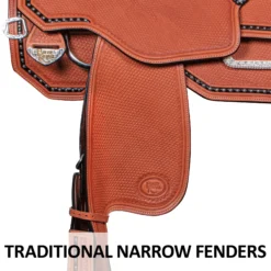 Billy Royal Roxy Studded Western Show Saddle -Weaver Leather Shop 42739 feature c overlay