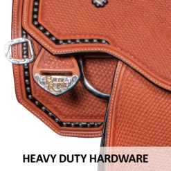 Billy Royal Roxy Studded Western Show Saddle -Weaver Leather Shop 42739 feature e overlay