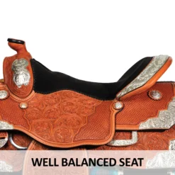 Billy Royal® Savanah Western Show Saddle 10 Billy Royal® Savanah Western Show Saddle -Weaver Leather Shop 43139 feature b overlay