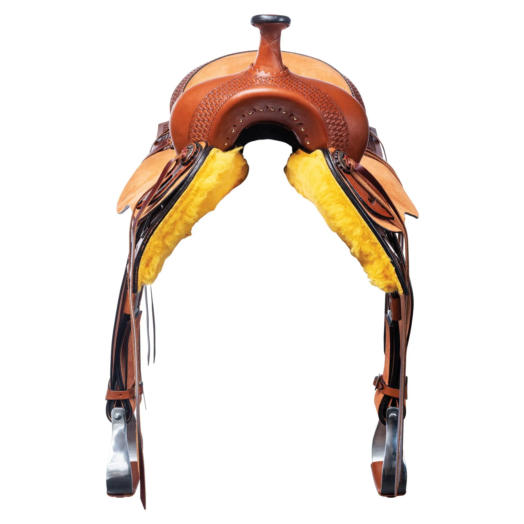 Double S 2 Tone Ranch Cutter Saddle 11 Double S 2 Tone Ranch Cutter Saddle - Image 11