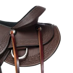 Double S Oiled Leather Trail Saddle -Weaver Leather Shop 43171 alt c