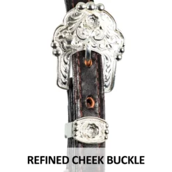 Billy Royal Emma Fitted Show Halter For Horses -Weaver Leather Shop 43273 feature b overlay