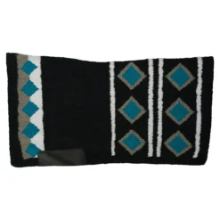 Schneiders® Diamond Western Show Pad -Weaver Leather Shop 43304 turquoiseblack