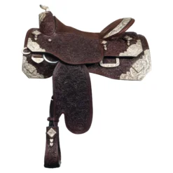 Billy Royal Platinum Tacoma Sterling Silver Show Saddle 18 Billy Royal Platinum Tacoma Sterling Silver Show Saddle -Weaver Leather Shop 43352 espresso