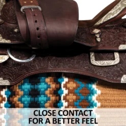 Billy Royal Platinum Tacoma Sterling Silver Show Saddle 13 Billy Royal Platinum Tacoma Sterling Silver Show Saddle -Weaver Leather Shop 43352 feature c overlay