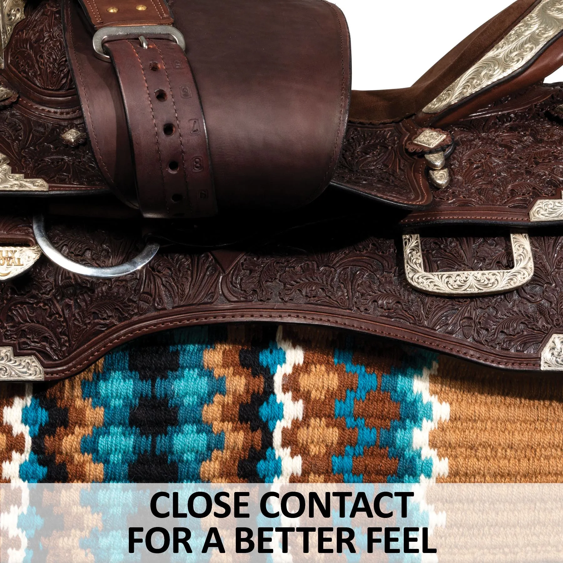 Billy Royal Platinum Tacoma Sterling Silver Show Saddle 4 Billy Royal Platinum Tacoma Sterling Silver Show Saddle - Image 4