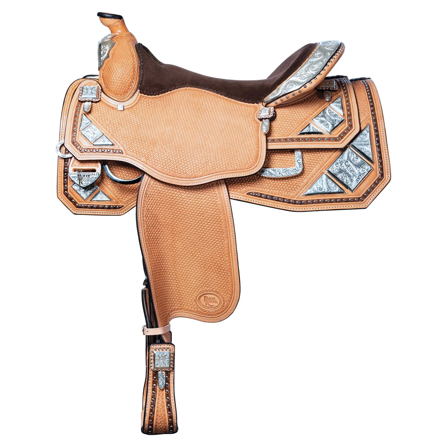 Billy Royal® Platinum Trifecta Sterling Show Saddle 1 Billy Royal® Platinum Trifecta Sterling Show Saddle