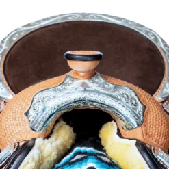 Billy Royal® Platinum Trifecta Sterling Show Saddle 19 Billy Royal® Platinum Trifecta Sterling Show Saddle -Weaver Leather Shop 43353 alt a