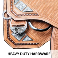 Billy Royal® Platinum Trifecta Sterling Show Saddle 17 Billy Royal® Platinum Trifecta Sterling Show Saddle -Weaver Leather Shop 43353 feature e overlay