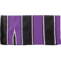 Dura-Tech® Western Navajo Western Saddle Blanket 32" X 34" -Weaver Leather Shop 43368 purpleblack
