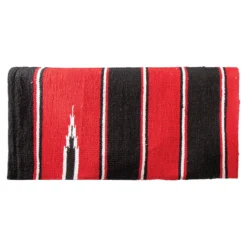 Dura-Tech® Western Navajo Western Saddle Blanket 32" X 34" -Weaver Leather Shop 43368 redblack