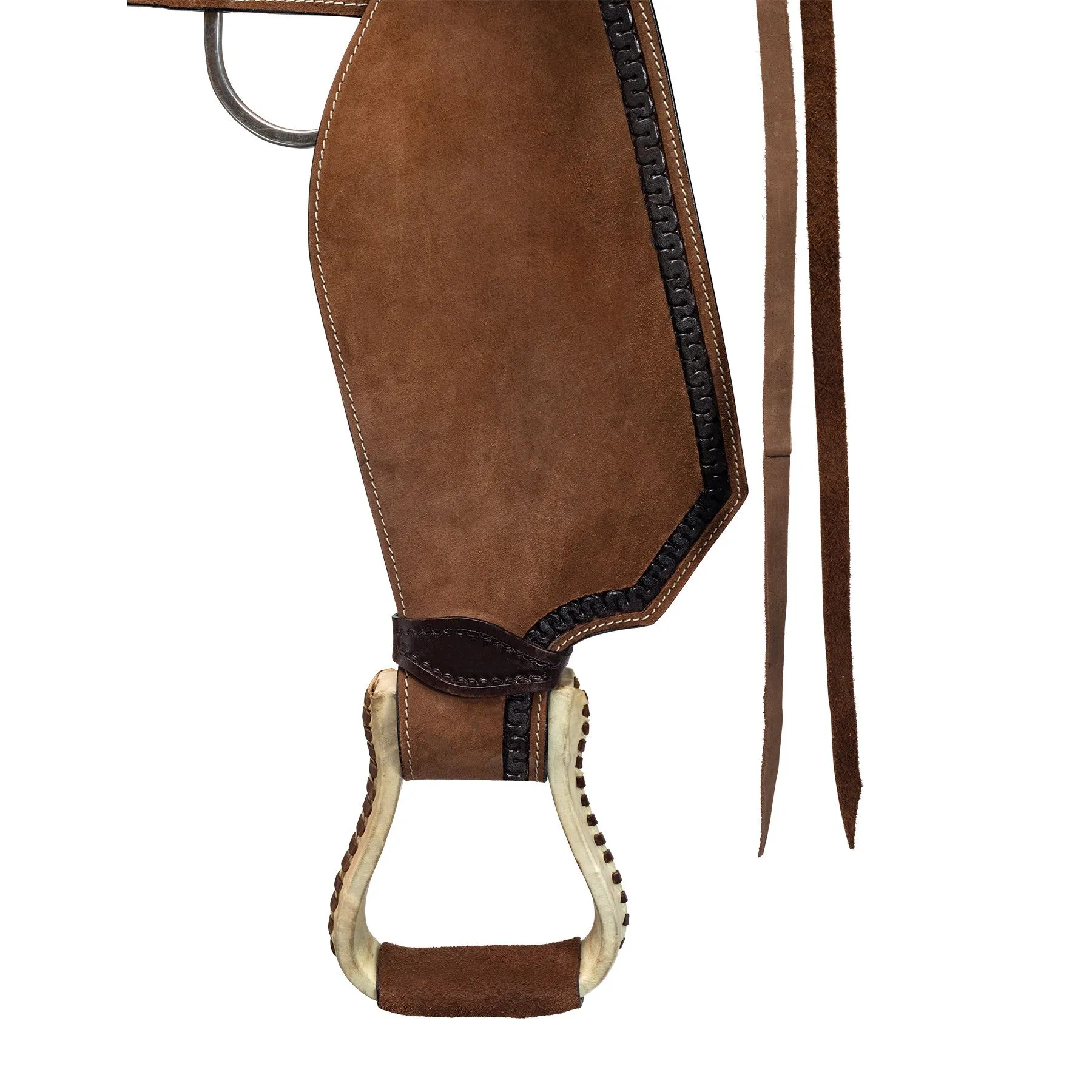Double S Studded Roughout Barrel Saddle 7 Double S Studded Roughout Barrel Saddle - Image 7