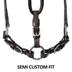 Double S Cassidy Show Halter With Lead -Weaver Leather Shop 43831 feature b overlay