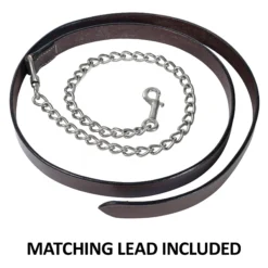 Double S Felicity Show Halter With Lead -Weaver Leather Shop 43832 feature d overlay