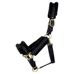 Dura-Tech® Fleece Lined Nylon Halter -Weaver Leather Shop 43845 black