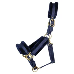 Dura-Tech® Fleece Lined Nylon Halter -Weaver Leather Shop 43845 navy