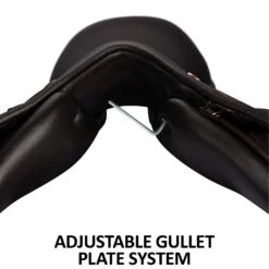 Pinnacle Adjustable Gullet Close Contact Saddle Gullet Saddle 13 Pinnacle Adjustable Gullet Close Contact Saddle Gullet Saddle -Weaver Leather Shop 44705 feature b overlay