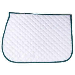 Dura-Tech® White All Purpose Horse Saddle Pad -Weaver Leather Shop 44744 whiteteal
