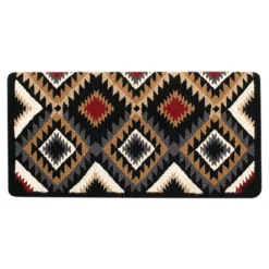 Mayatex® Cactus Flower Western Saddle Blanket -Weaver Leather Shop 44820 redtangray