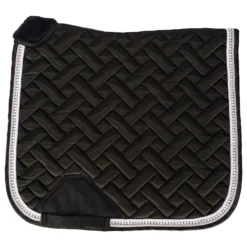 Schneiders Satin Dressage Pad With Bling -Weaver Leather Shop 44838 black