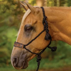 Schneiders® Mule Tape Rope Halter With Tooled Nose 10 Schneiders® Mule Tape Rope Halter With Tooled Nose -Weaver Leather Shop 45280 alt d