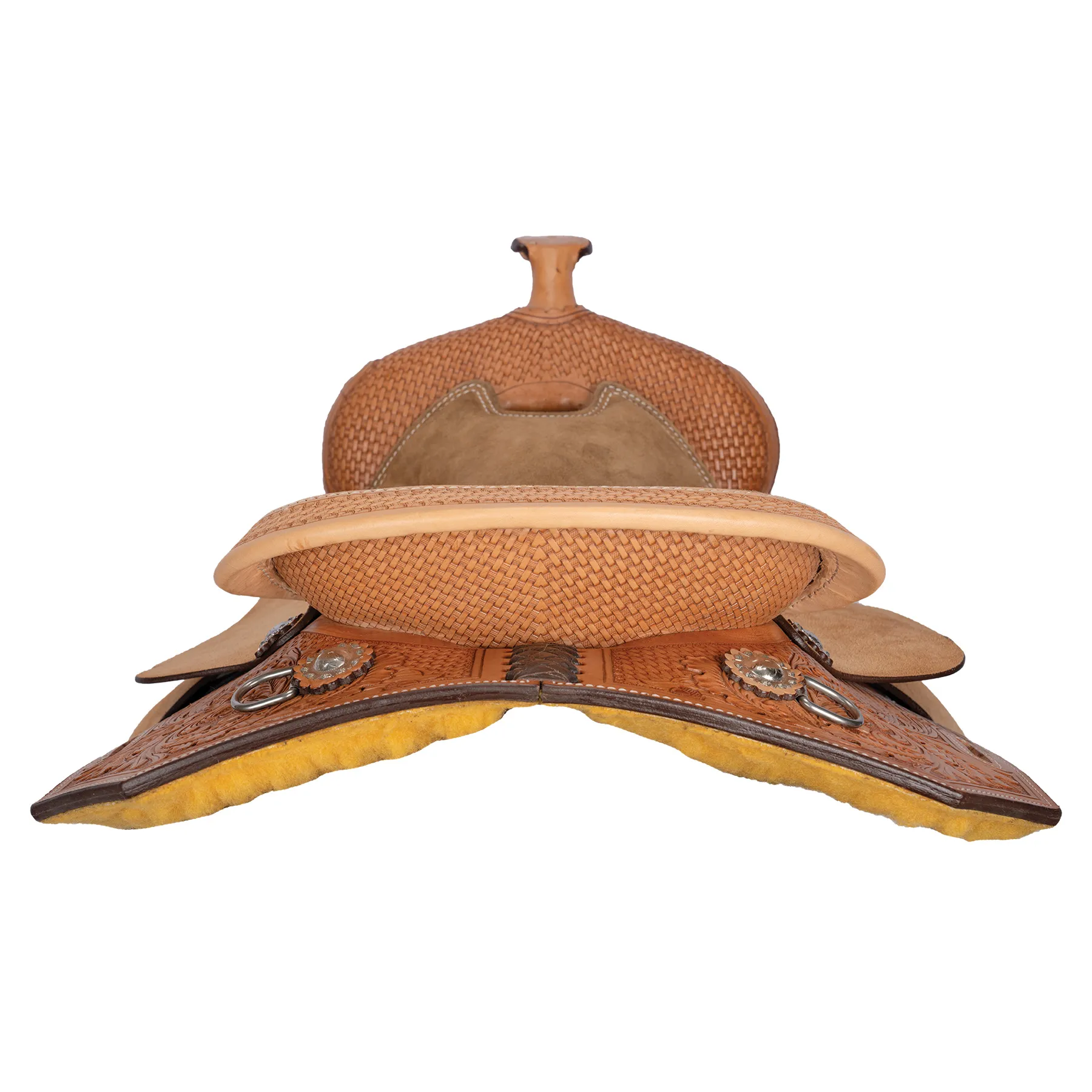 Double S Tooled Roughout Western Saddle 3 Double S Tooled Roughout Western Saddle - Image 3