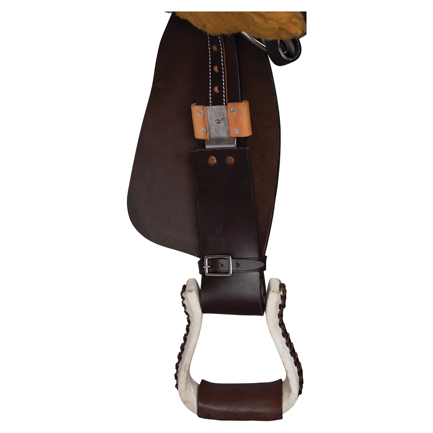 Double S Tooled Youth Western Saddle 4 Double S Tooled Youth Western Saddle - Image 4