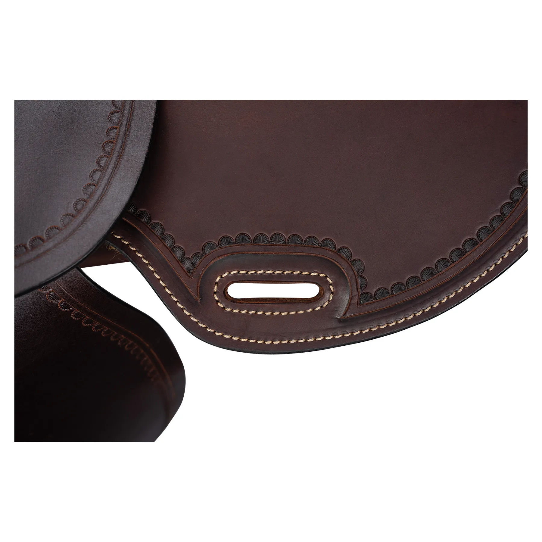 Double S Tooled Youth Western Saddle 5 Double S Tooled Youth Western Saddle - Image 5