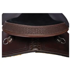 Double S Tooled Youth Western Saddle 12 Double S Tooled Youth Western Saddle -Weaver Leather Shop 45386 alt e