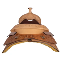 Double S Floral Tooled Western Saddle 9 Double S Floral Tooled Western Saddle -Weaver Leather Shop 45389 alt b