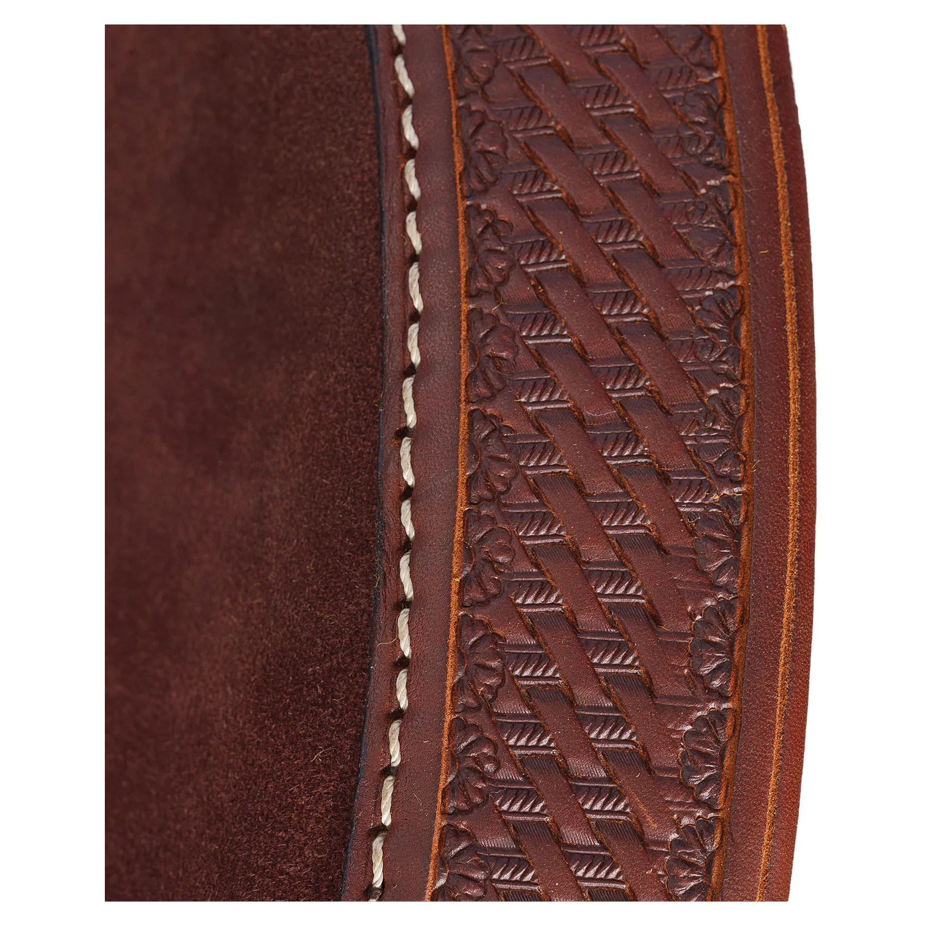 Double S Tooled Border Western Saddle 5 Double S Tooled Border Western Saddle - Image 5