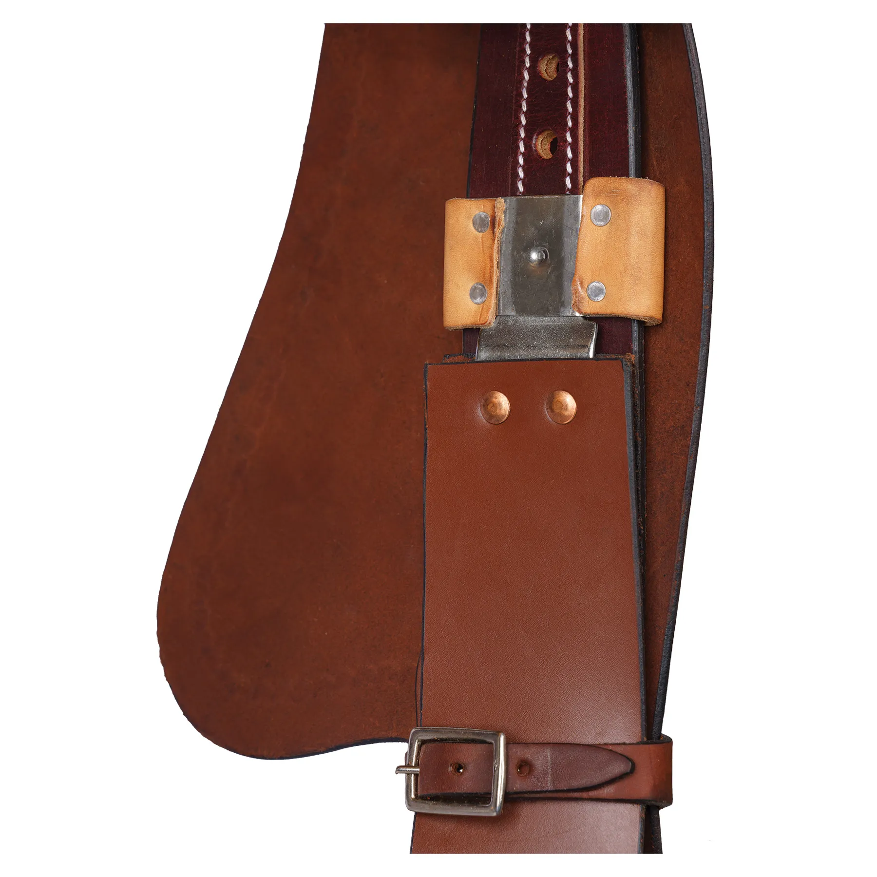 Double S Tooled Border Western Saddle 6 Double S Tooled Border Western Saddle - Image 6