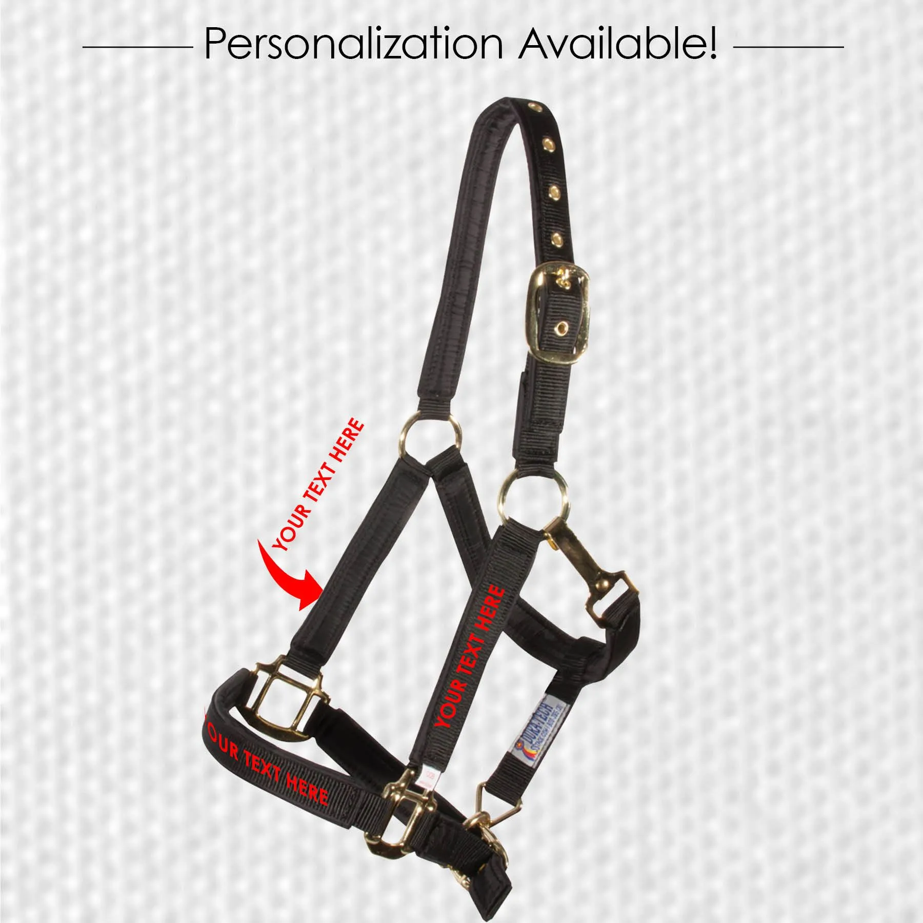 Dura-Tech Deluxe Fully Padded Nylon Halter For Horses 17 Dura-Tech Deluxe Fully Padded Nylon Halter For Horses - Image 17